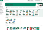Shows the Buy it again carousel on a digital flyer page, below the Great buys section, displaying items a customer has previously purchased that are also in the flyer.