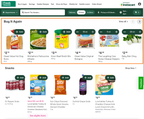 Shows the Buy it again carousel on the homepage.