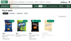 Shows the Buy it again collection page after a customer clicks the Buy it again link in the header.