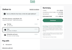 Shows a completed checkout page with the Place an order button active.