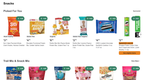 Shows a sample department page.
