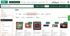 Shows the Burgers & Ground beef collection as an option on the Beef department page.