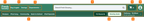Shows a grocery website header with logo, navigation links, a search bar, cart and profile icons, and promo buttons; the image includes numbered callouts.