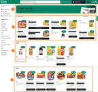Shows a digital flyer page