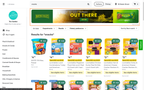 Shows a banner ad that promotes the Nature Valley brand. A Sponsored label appears after the banner.