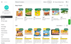 Shows the ML-driven homepage. The Buy it again collection appears as the first collection after the header. The Deli collection appears after the Buy it again collection.