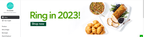 Shows a banner that says Ring in 2023! and Shop Now.