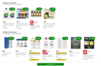 Shows two restock reminder carousels on the checkout aisle: Restock on hand soap and Restock on body wash. Each carousel has a Last bought more than 5 months ago subtitle and item cards with an Add button.