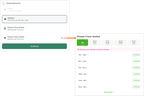 Shows a delivery time selector with the priority ETA option, a standard ETA option, and a two-hour time slot and a three-hour time slot.