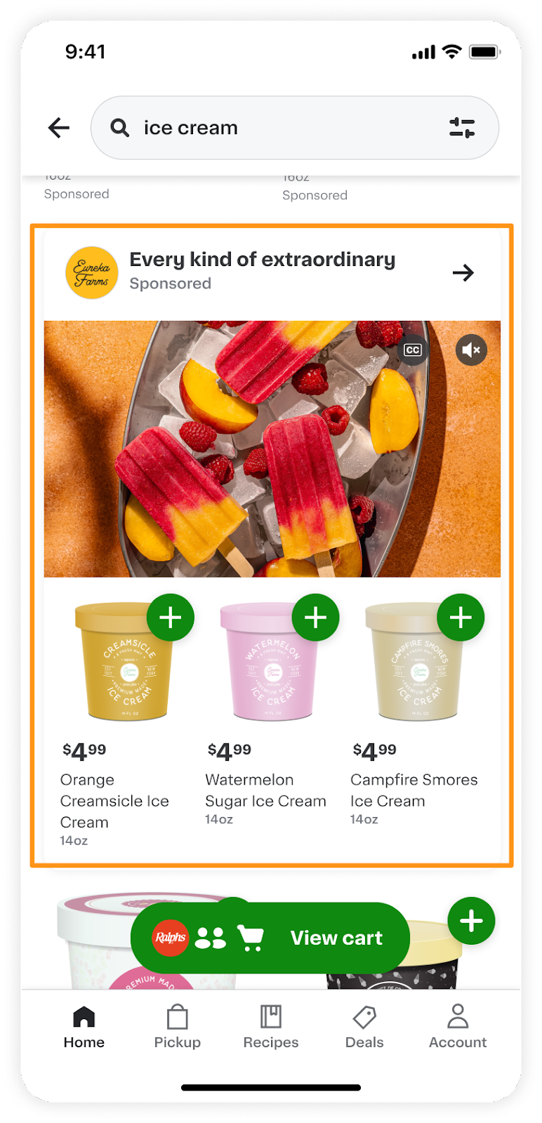 Mobile and desktop shoppable video ad examples with product carousel