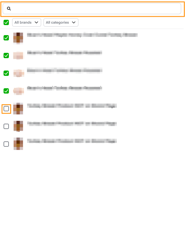 Shows how to search products
